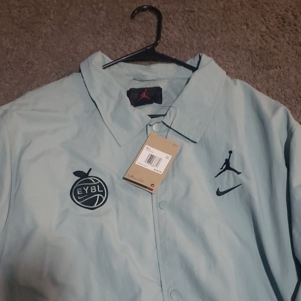 Nike EYBL Light Blue Coach Jacket